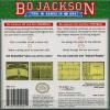 Bo Jackson - Two Games In One Box Art Back
